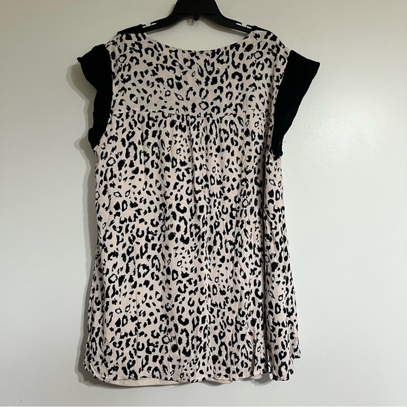 Giddy Up Glamour Dress Womens 3XL Multicolor Floral Lined Embroidered Leopard - Picture 9 of 9